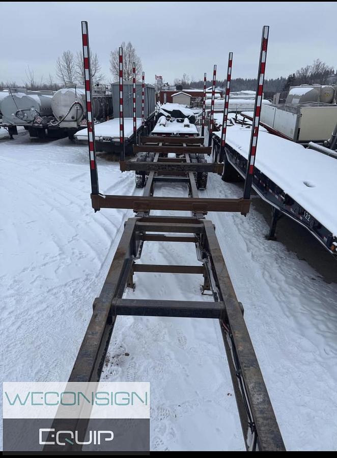 Used 2006 Superior Tri Axle Hayrack Logging Trailer