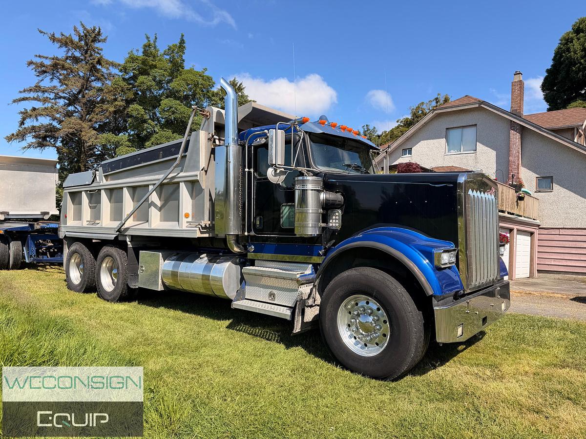 Used 2007 Kenworth W900 Dump Truck w/ K-Line Quad Transfer