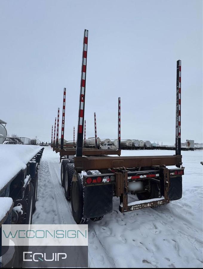 Used 2006 Superior Tri Axle Hayrack Logging Trailer