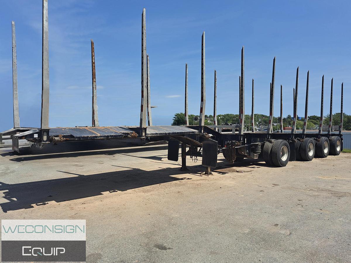 Used 2024 Manac 23451A541 Quad Axle Log Trailer