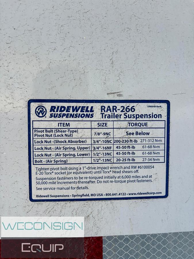 Used 2024 IMCO 51A102V150 Belt Trailer