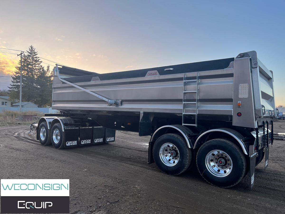 Used 2025 Cancade Aluminum Quad Wagon Gravel Trailer