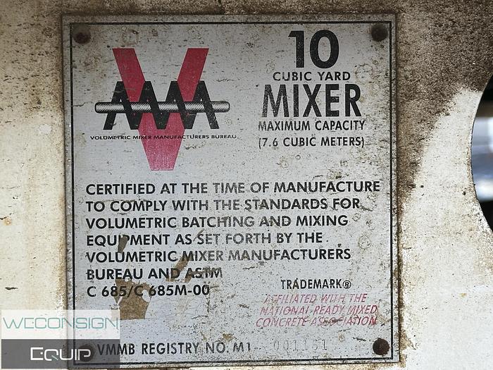 Used 2008 Sterling Cement Mixer