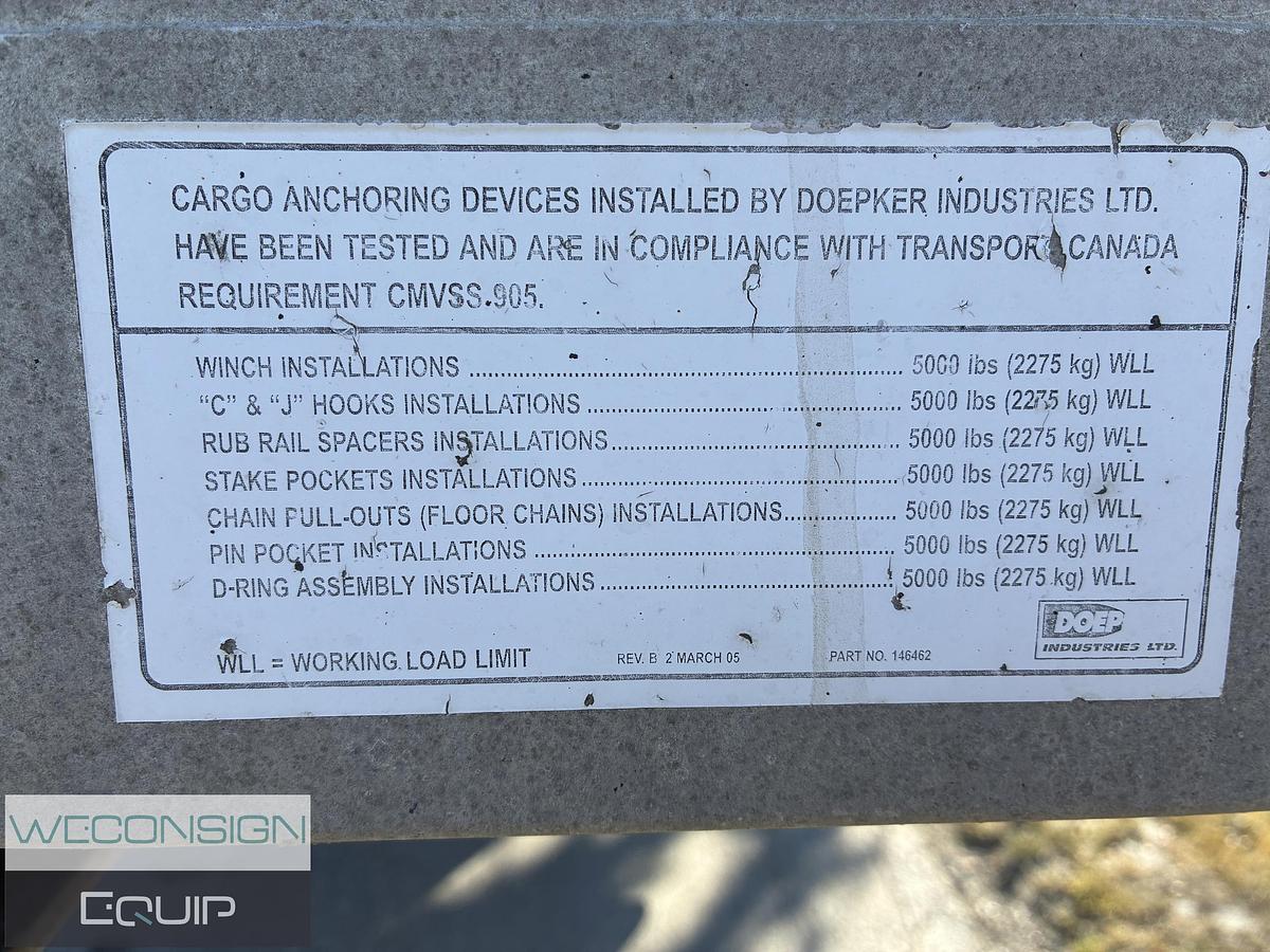 Used 2010 Doepker DC13665-S Step Deck Trailer