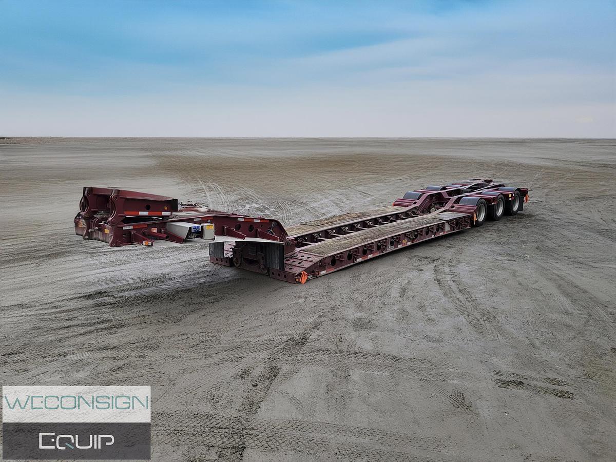 Used 2023 K-Line 8 Axle 55 Ton Hydraulic Neck Lowbed Combination