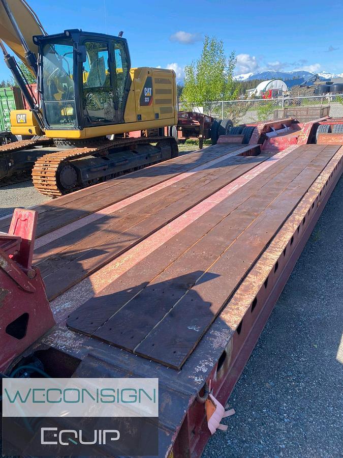 Used 2016 Trail King HRGN 55T 8 Axle Lowbed/Lowboy Combination