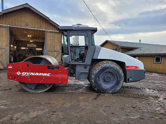 Used 2017 Dynapac  CA3500D 84" Smooth Drum Roller