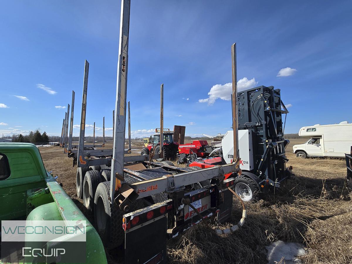 Used 2017 Doepker Hay Rack Logging Trailer