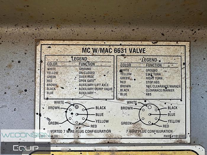 Used 2007 Midland MG38TC3000 Tridem Belly Dump