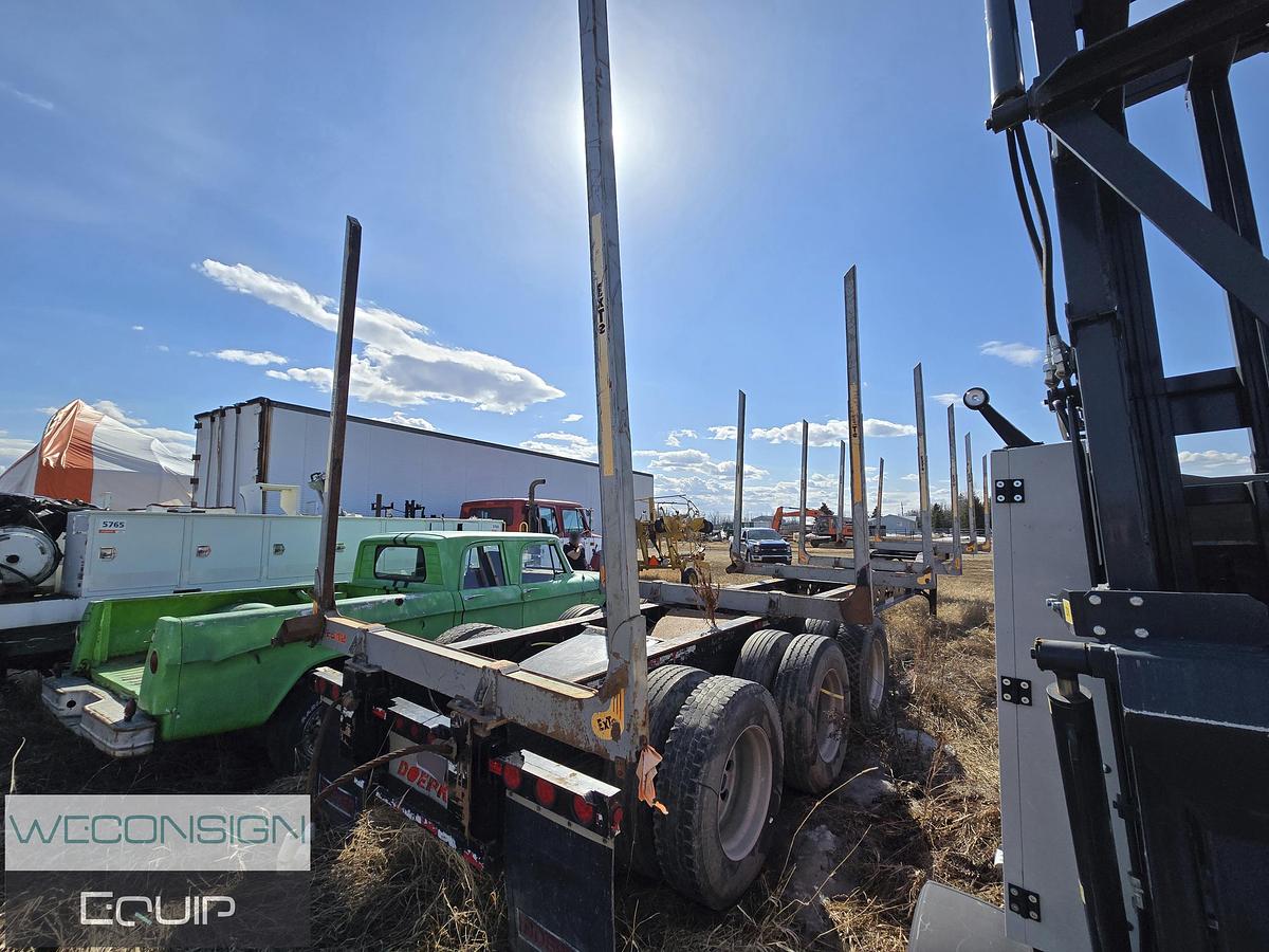 Used 2017 Doepker Hay Rack Logging Trailer