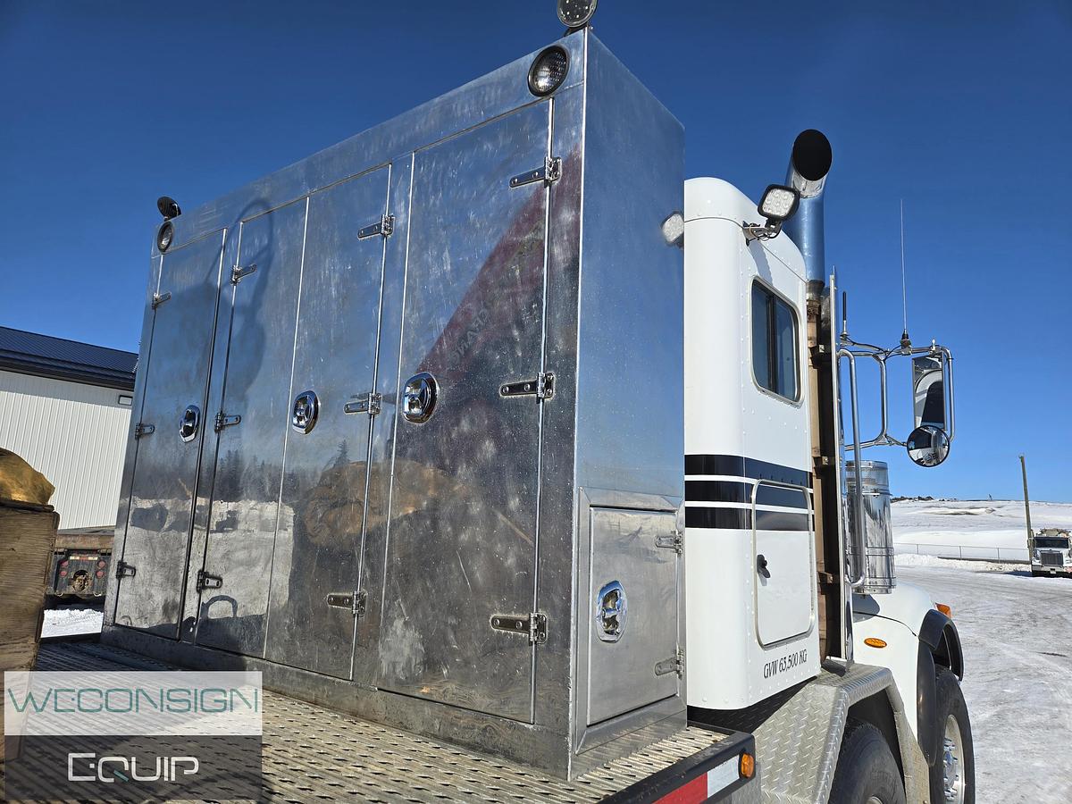 Used 2014 Peterbilt 367 Tan Tri 30 Ton Knuckle Boom Truck