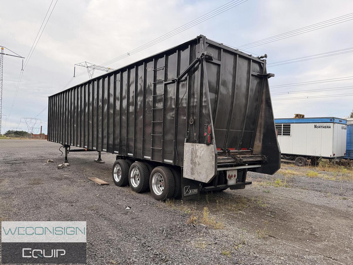 Used 2014 Northern Chain Floor Live Bottom Trailer