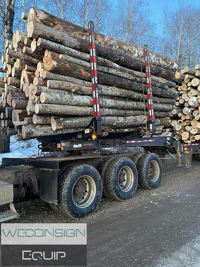 Used 2017 Doepker B Train Logging Trailer