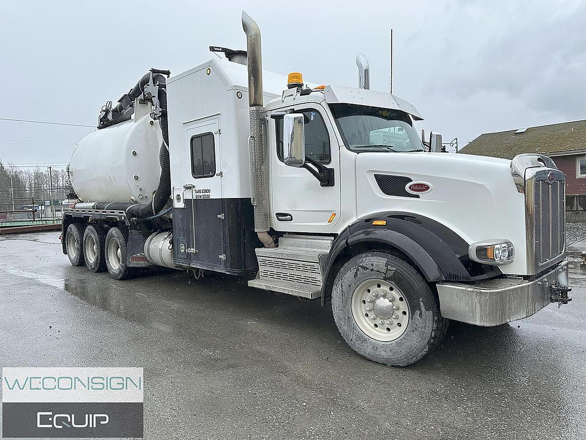 Used 2019 Peterbilt 567 Tri Axle Hydrovac