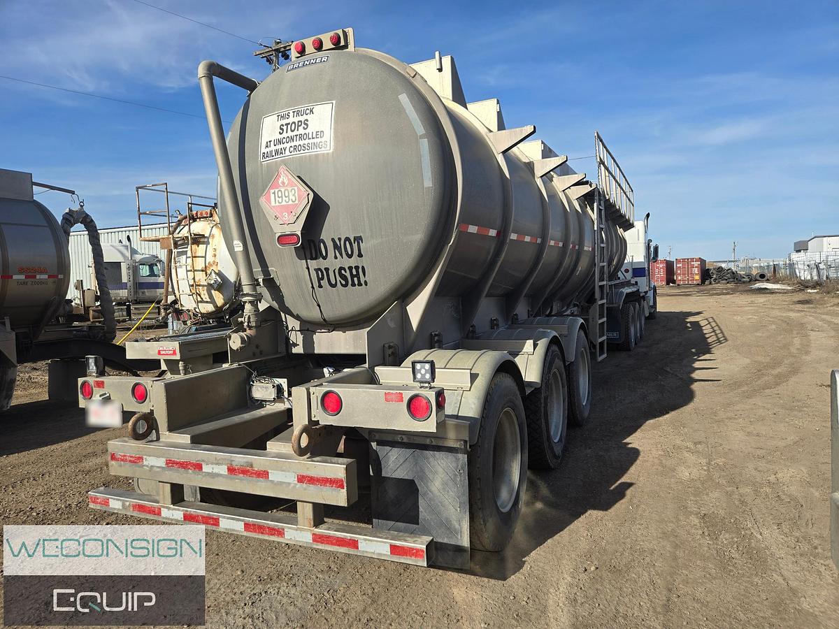 Used 2013 Brenner 42m3 Aluminum Tanker Trailer