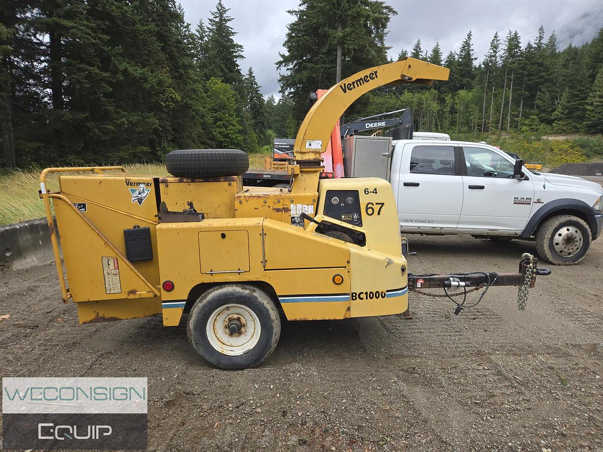 Used 2001 Vermeer BC1000 Wood Chipper