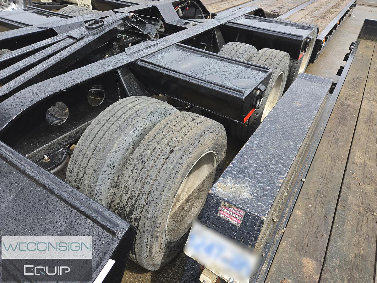 Used 2005 K-Line 60 Ton Lowbed Trailer and Jump Jeep