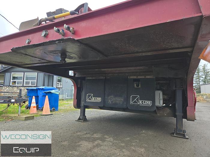 Used 2018 K-Line Sliding Axle/ Recovery Trailer