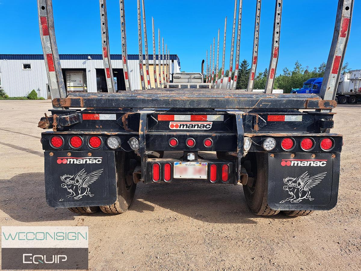 Used 2024 Manac 23451A541 Quad Axle Log Trailer