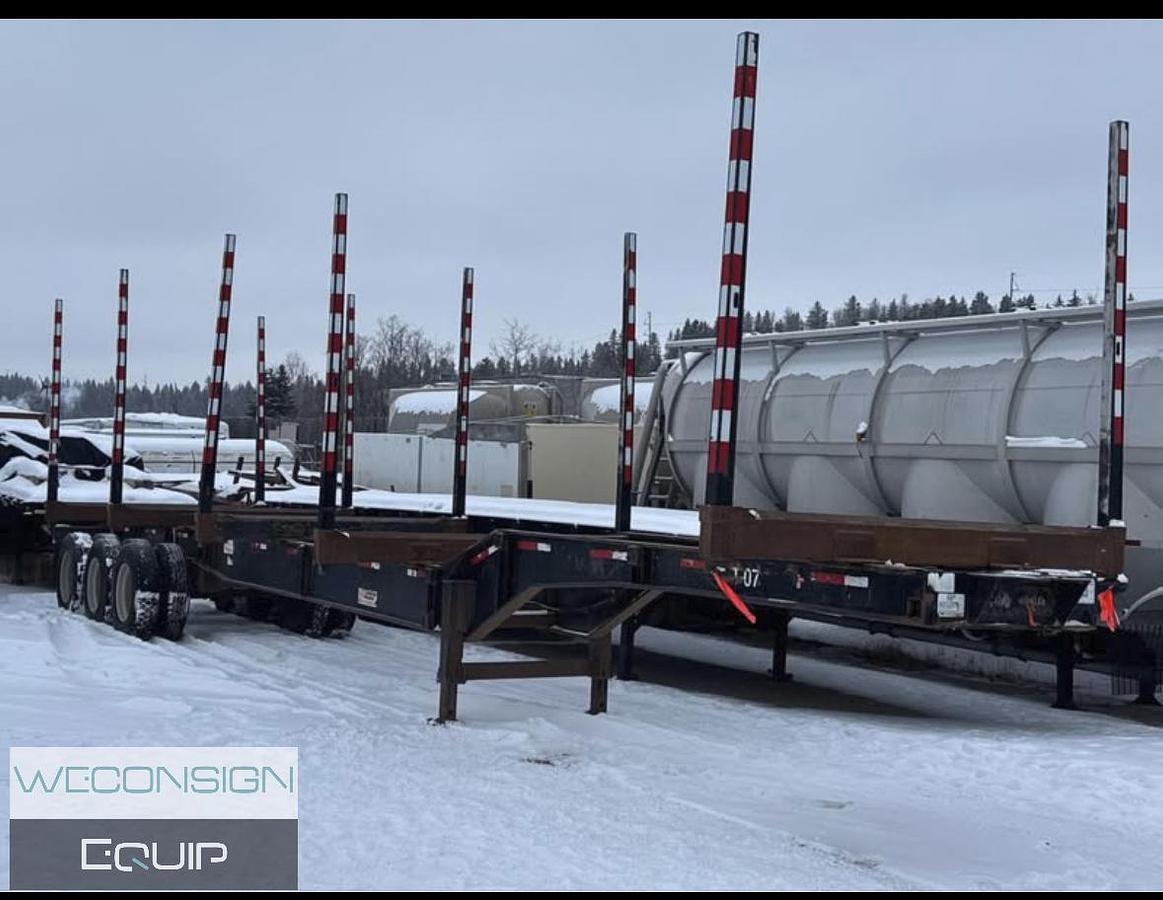 Used 2006 Superior Tri Axle Hayrack Logging Trailer