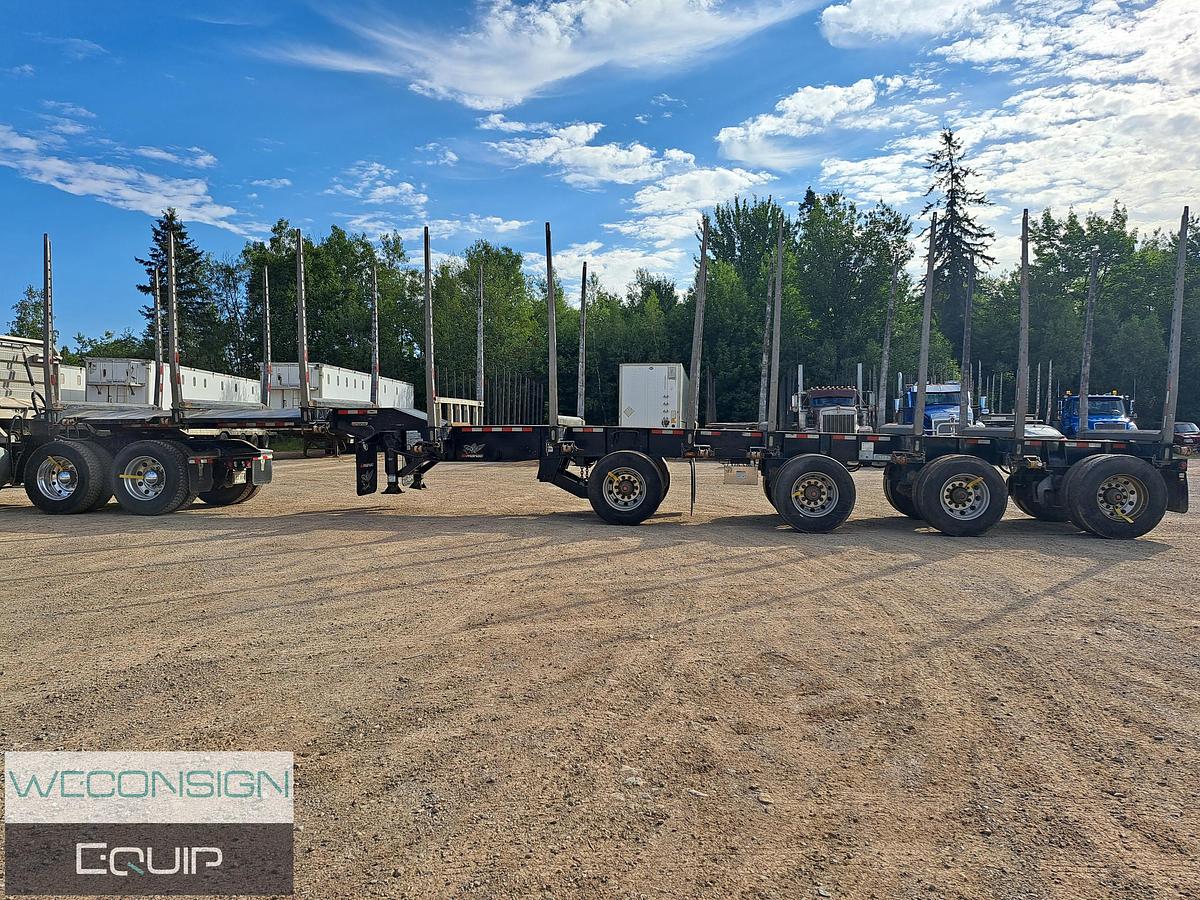 Used 2024 Manac 23451A541 Quad Axle Log Trailer