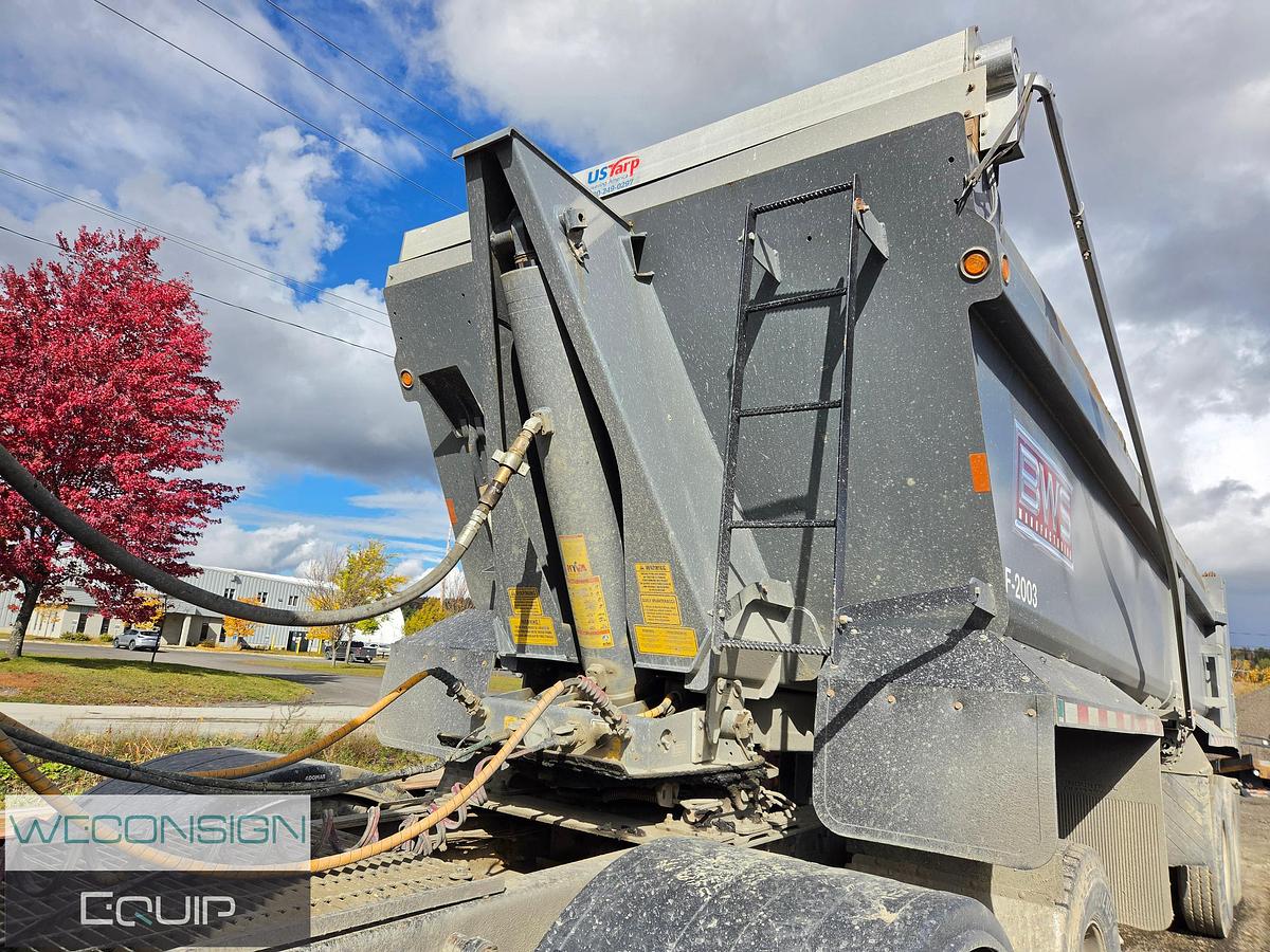 Used 2022 BWS Tandem End Dump Trailer