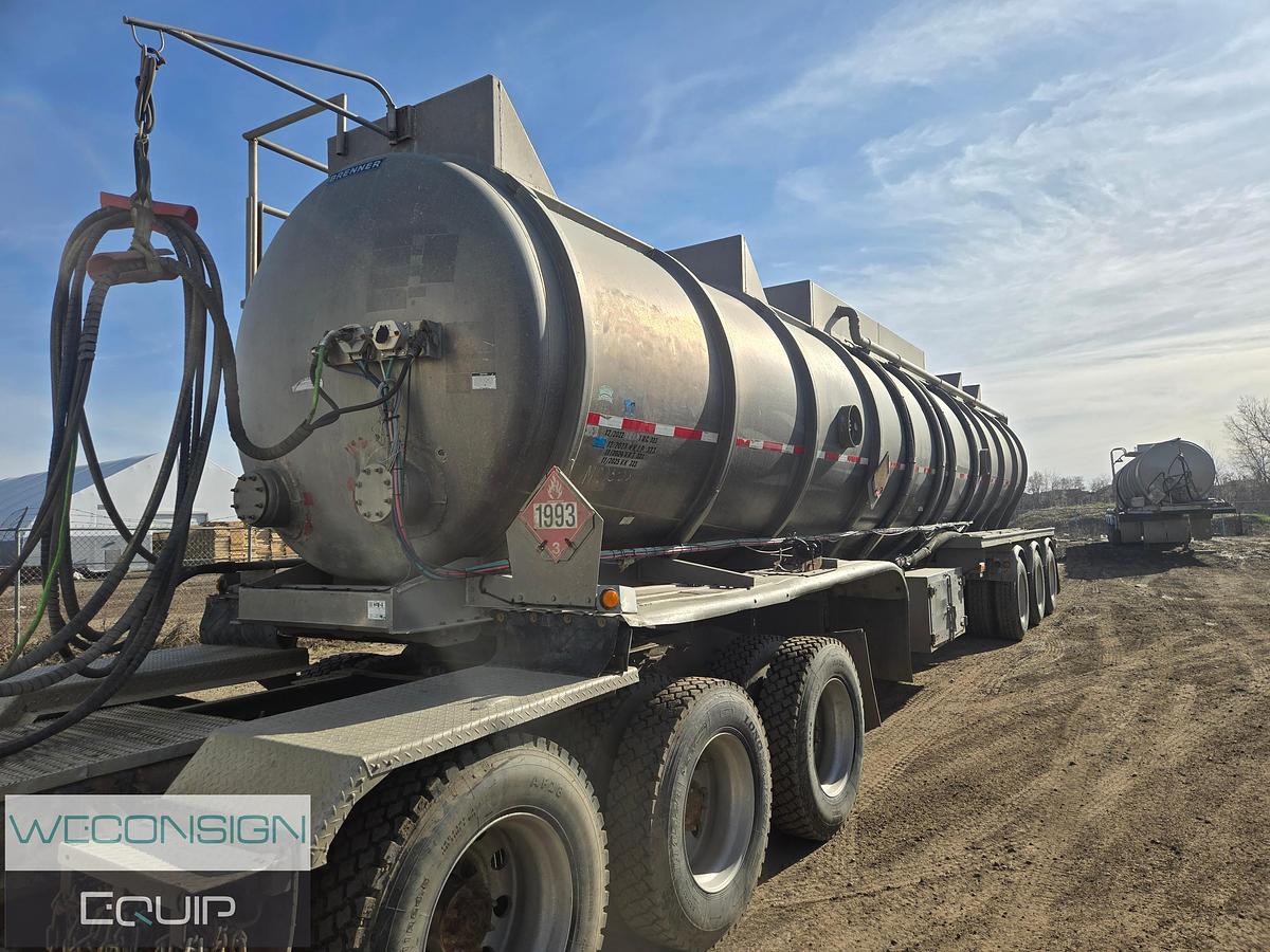 Used 2013 Brenner 42m3 Aluminum Tanker Trailer