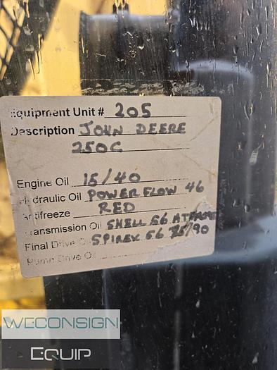 Used 2002 John Deere 250C