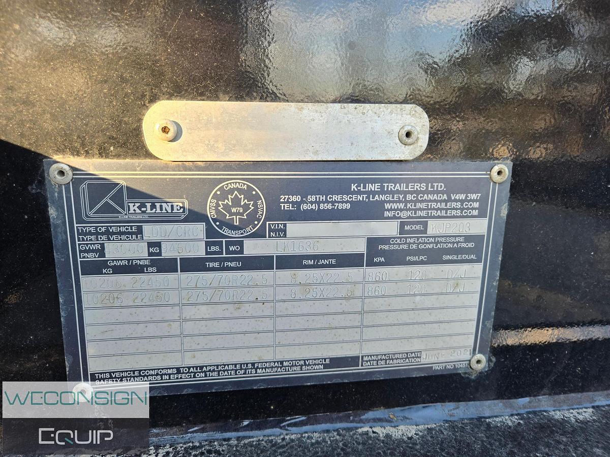 Used 2023 K-Line 65T 10 Axle Lowboy Combination