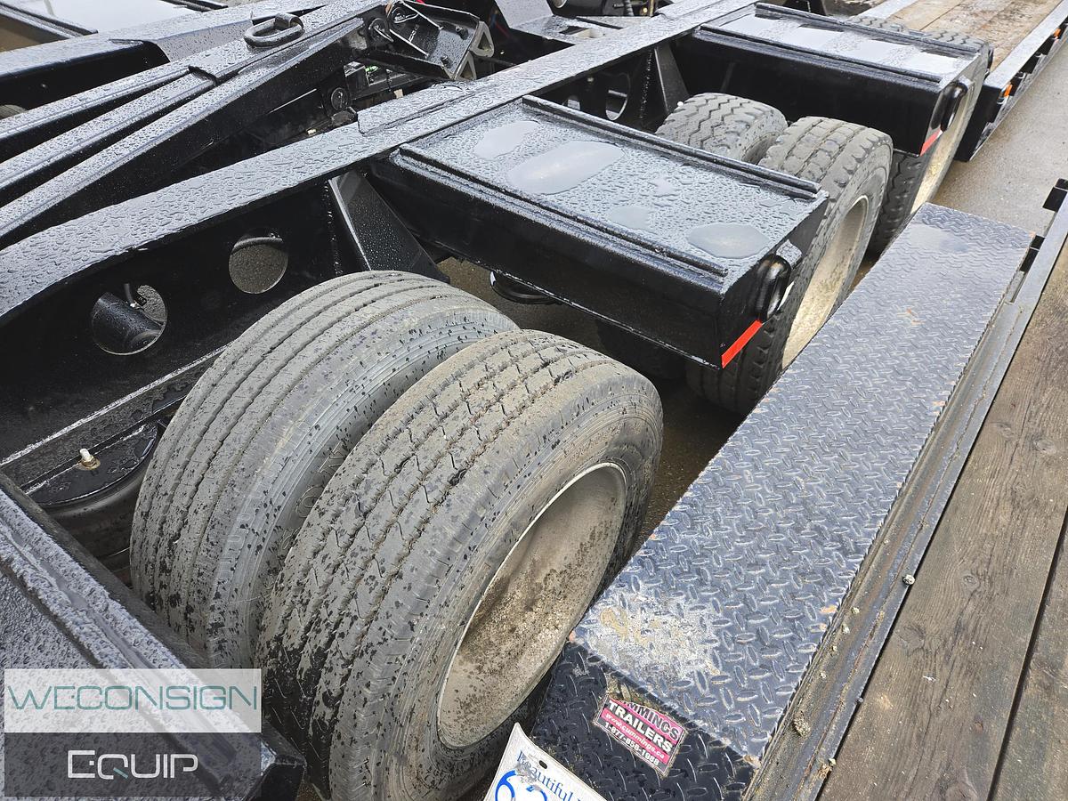 Used 2005 K-Line 60 Ton Lowbed Trailer and Jump Jeep