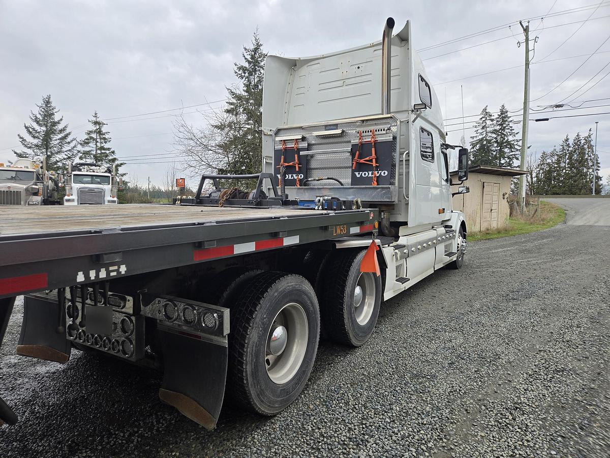 Used 2008 Ledwell Hydraulic Tilt Deck Equipment Trailer