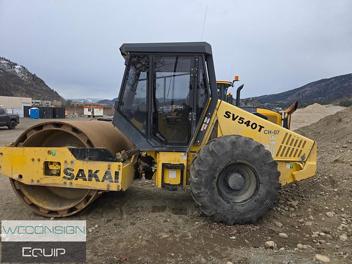 Used 2014 Sakai SV540T 84" Compactor