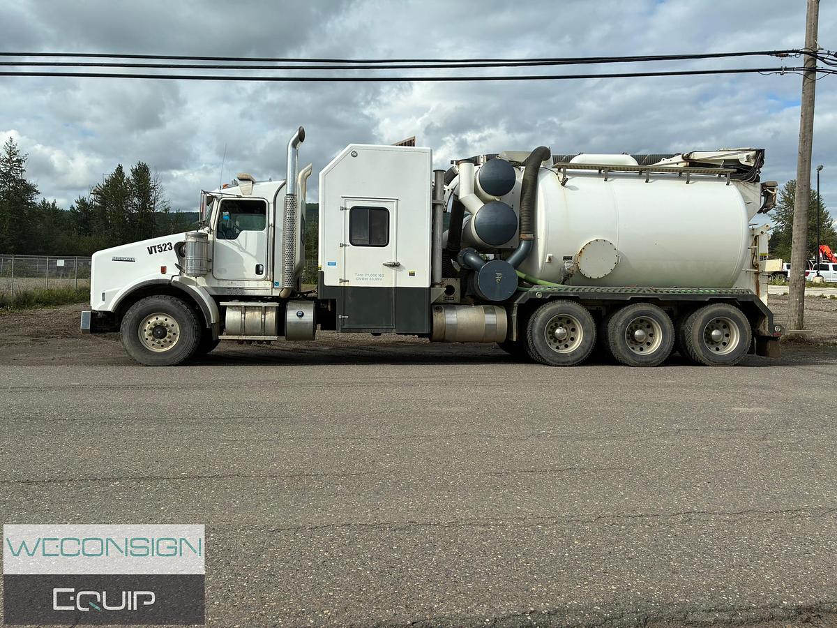 Used 2016 Kenworth T800 Tri Axle Hydrovac