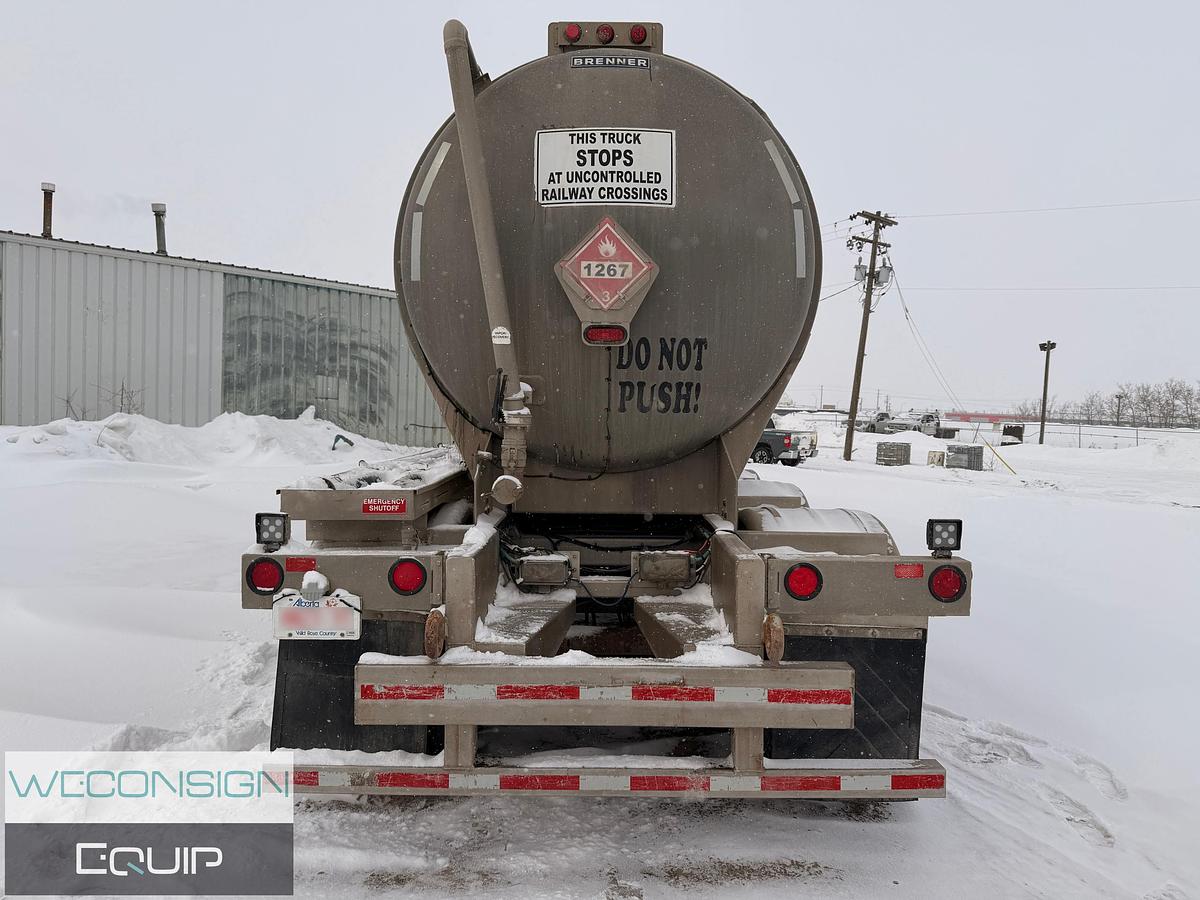 Used 2013 Brenner 42m3 Aluminum Tanker Trailer