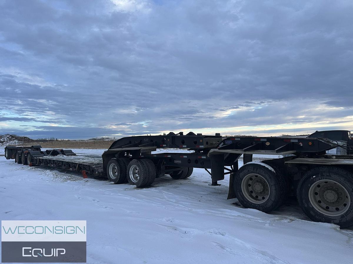 Used 2014 Pacesetter 55T 9 Axle Lowbed/Lowboy Trailer Combination