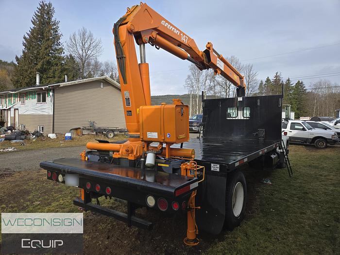 Used 1996 Mack CS200P Single Axle Boom/ Crane Truck
