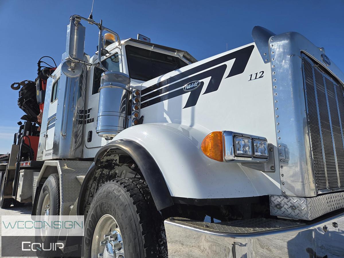 Used 2014 Peterbilt 367 Tan Tri 30 Ton Knuckle Boom Truck