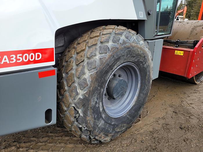 Used 2017 Dynapac  CA3500D 84" Smooth Drum Roller