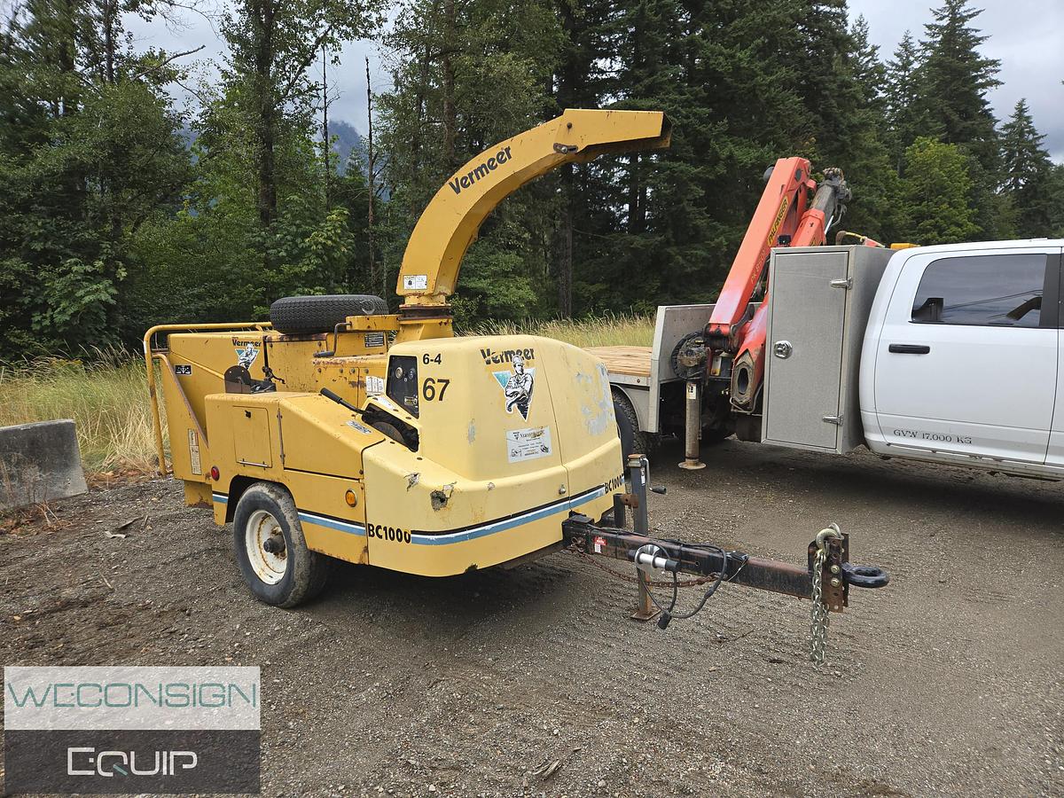 Used 2001 Vermeer BC1000 Wood Chipper