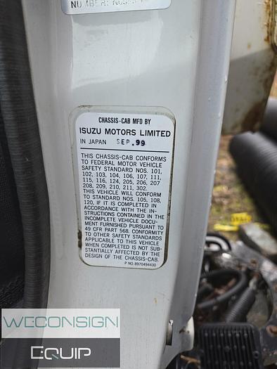 Used 1999 GMC/ISUZU  Single Axle Street Sweeper Truck