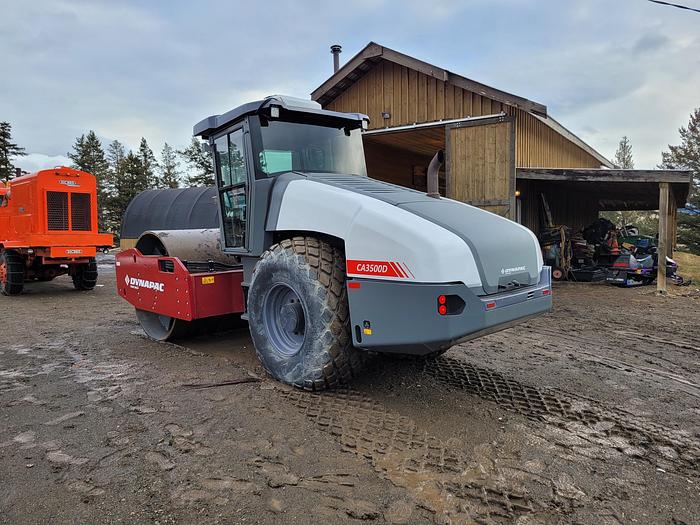 Used 2017 Dynapac  CA3500D 84" Smooth Drum Roller