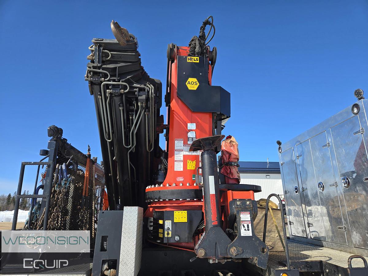 Used 2014 Peterbilt 367 Tan Tri 30 Ton Knuckle Boom Truck