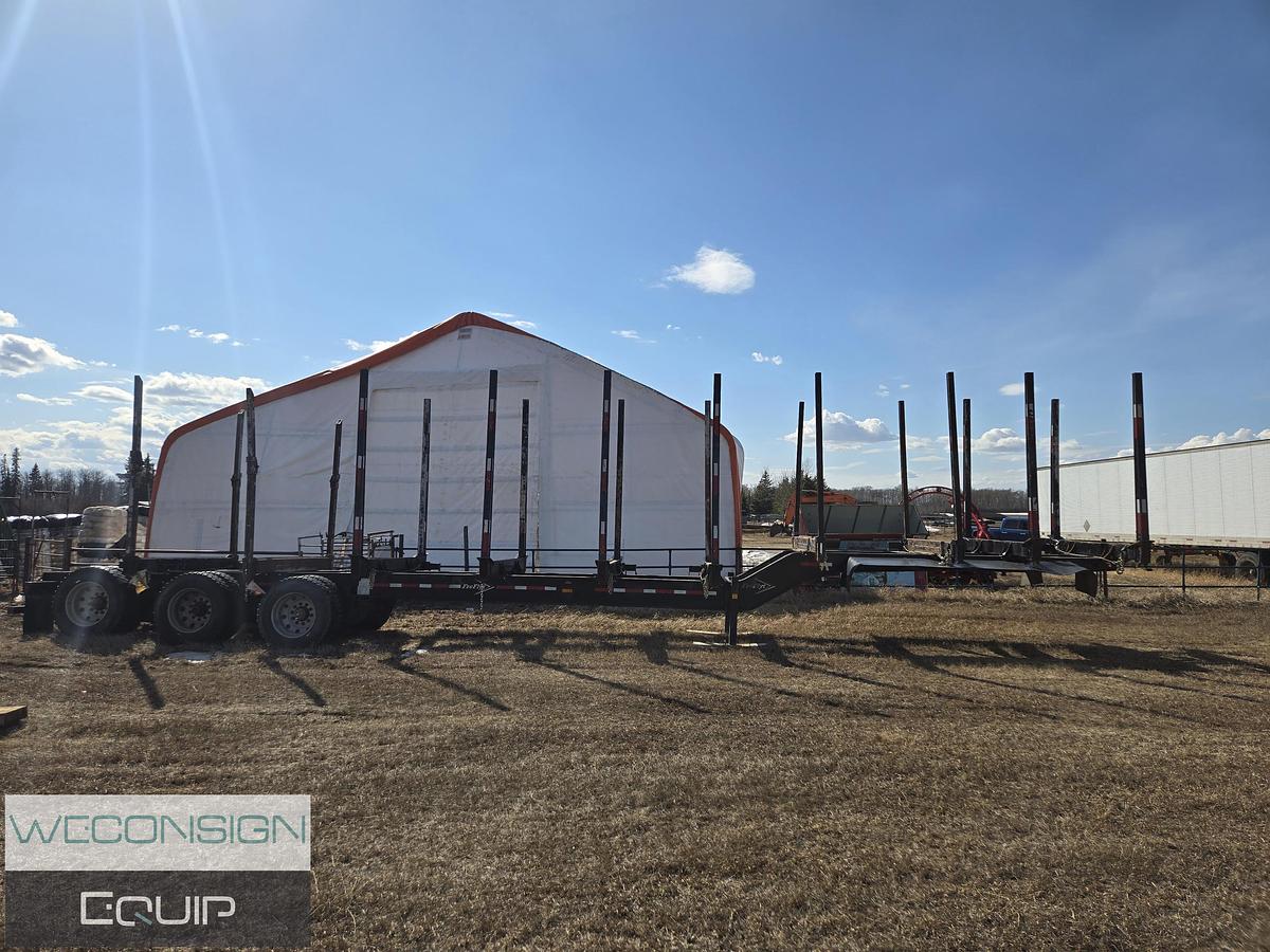 Used 2017 Freflyt 10 Bunk Hayrack Logging Trailer