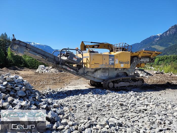 Used 2008 Komatsu JR380 Aggregate
