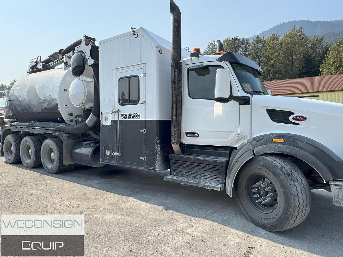 Used 2022 Peterbilt 567 Tri-Axle Hydrovac
