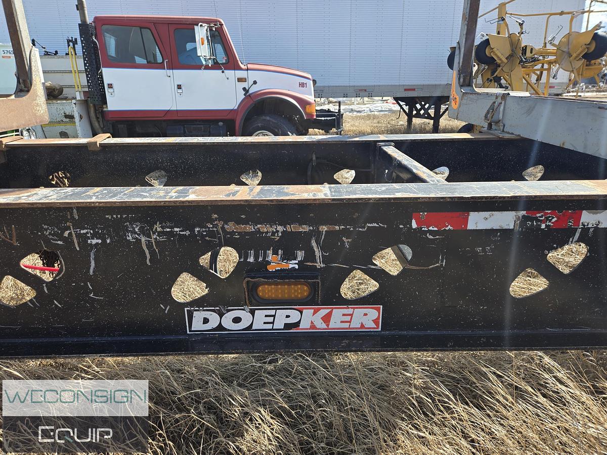 Used 2017 Doepker Hay Rack Logging Trailer