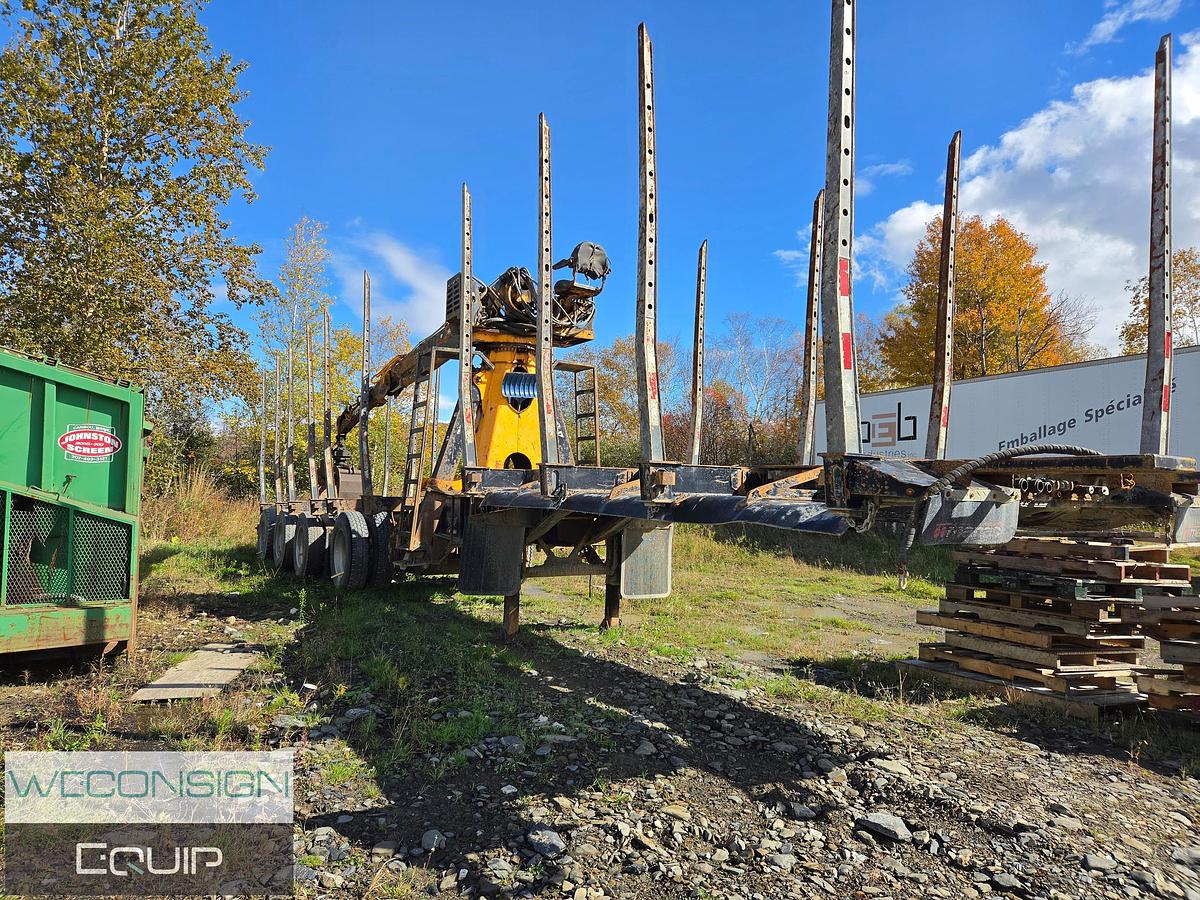 Used 2022 Manac 23451A541 Quad Axle Logging Trailer