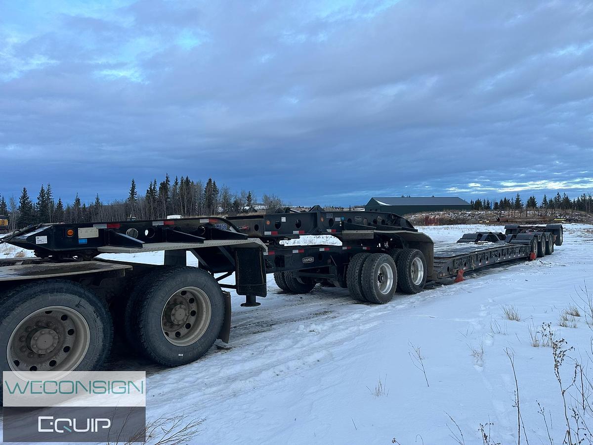 Used 2014 Pacesetter 55T 9 Axle Lowbed/Lowboy Trailer Combination