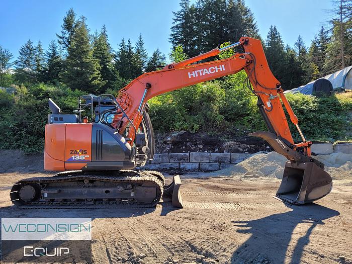 Used 2021 Hitachi ZX135US-6N