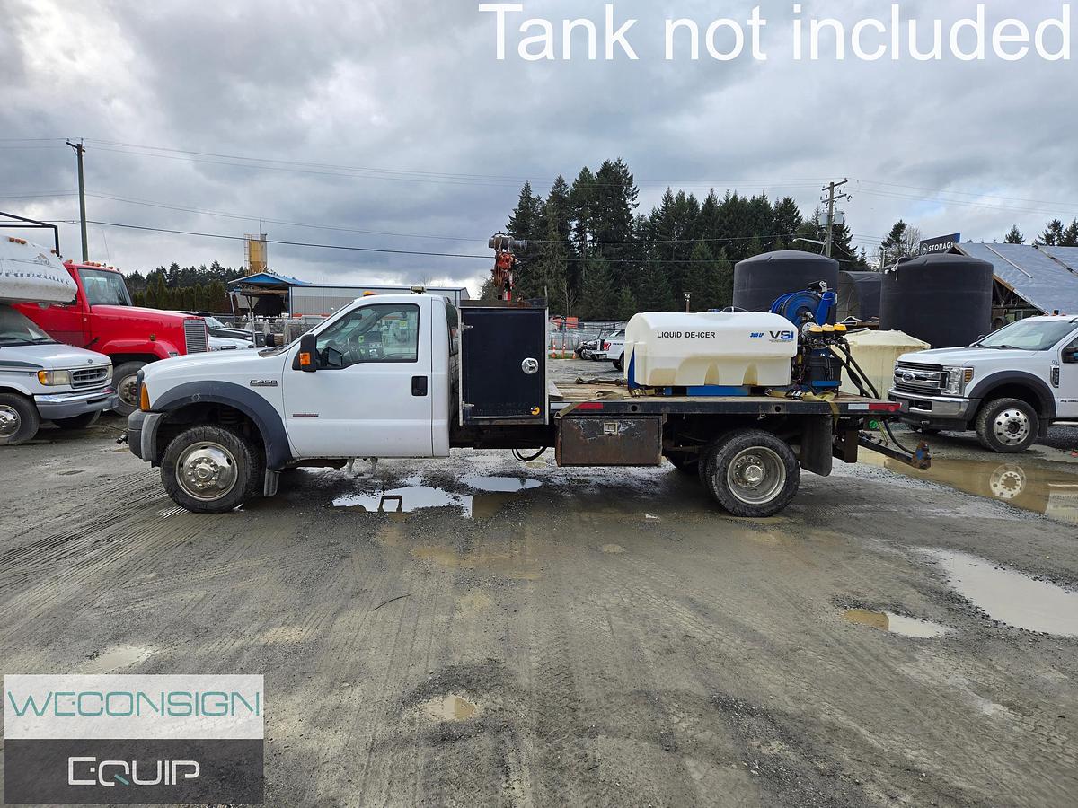 Used 2006 Ford F450 XL Flat Deck Knuckle Boom Truck